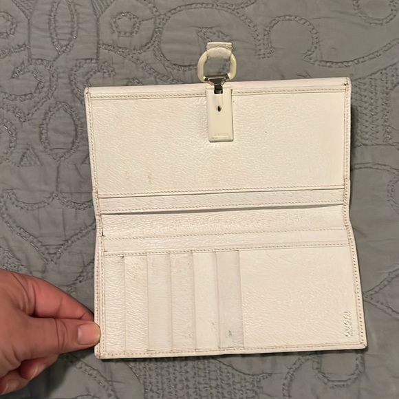 Gucci Rare Tom Ford White Leather Long Two-Sided Wallet - Picture 3 of 11